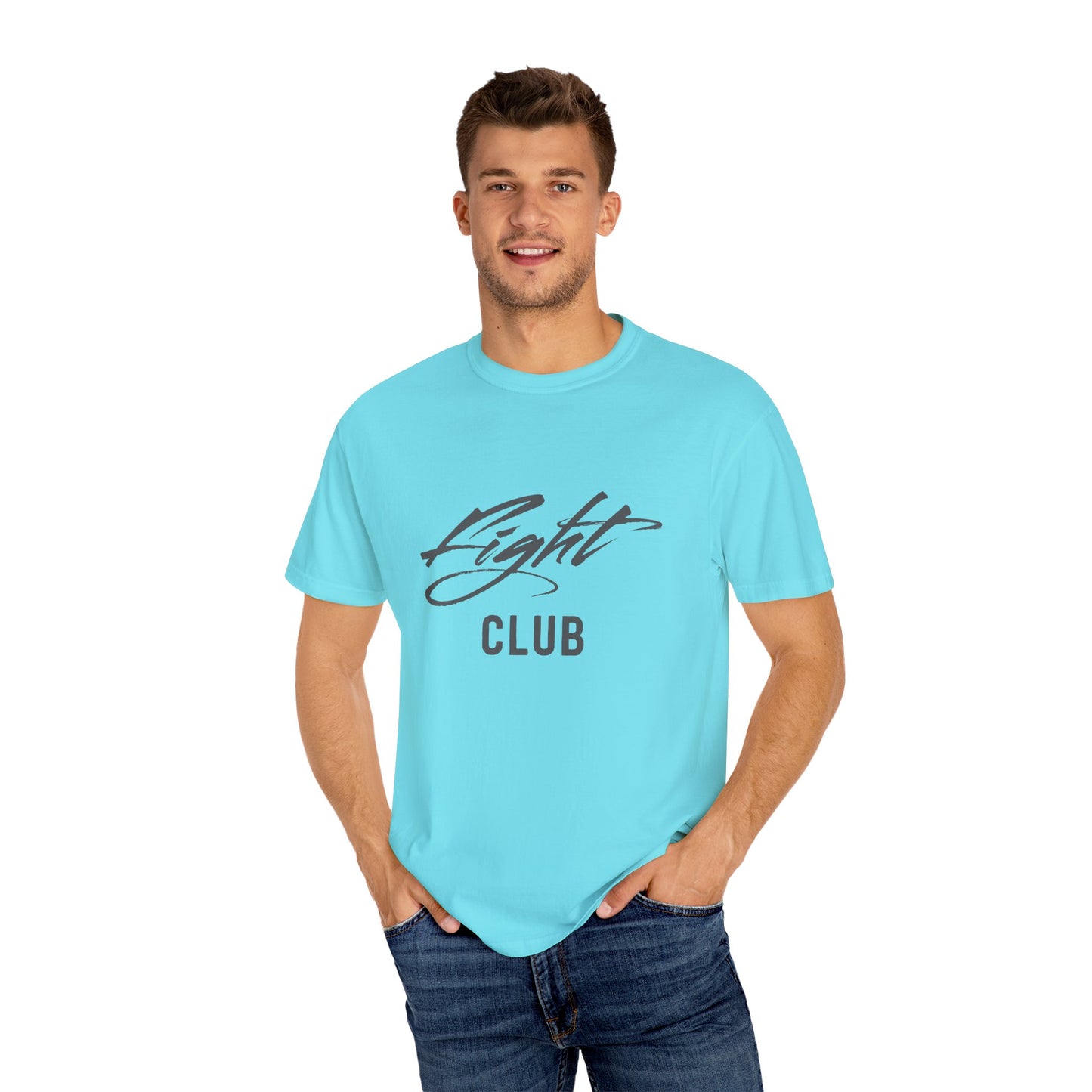 Fight Club Unisex Garment-Dyed T-shirt, Casual Wear, Gift for Movie Lovers, Trendy Outfit, Birthday Present, Comfortable Tee