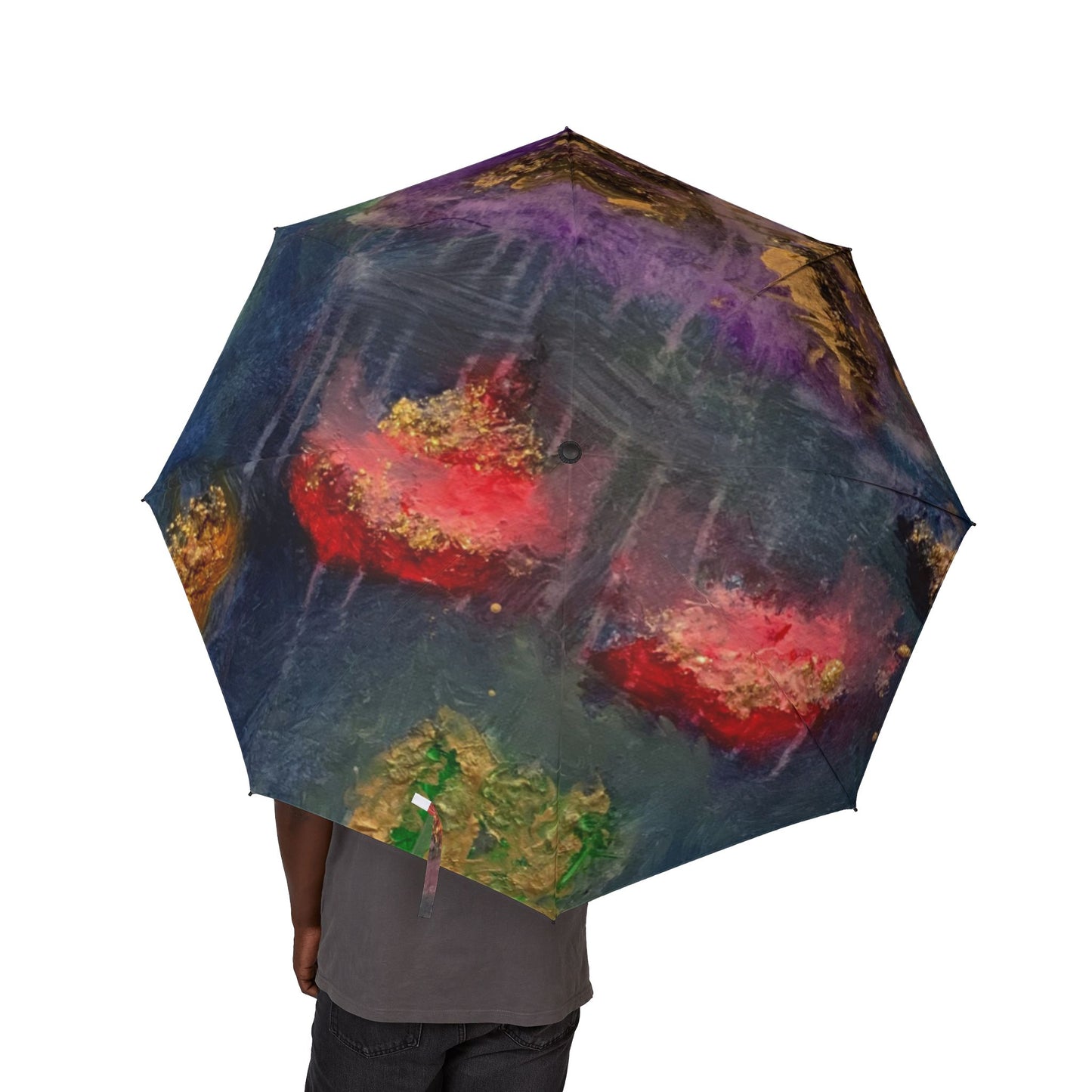 Vibrant Art Umbrella - featuring art from ScART - (Scar Art).  Artist:  Tara Kennon