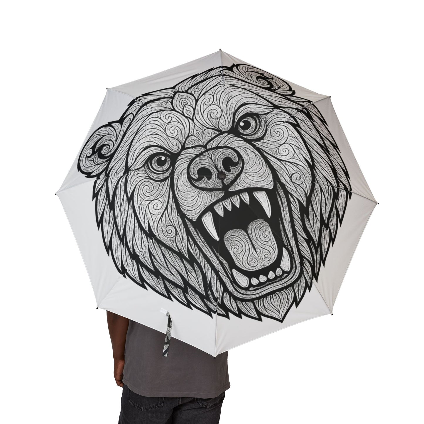 Ole Miss-inspired Elegant Design Umbrella, Stylish Travel Umbrella, Unique Gift for Her, Rainy Day Accessory, Foldable Sunshade