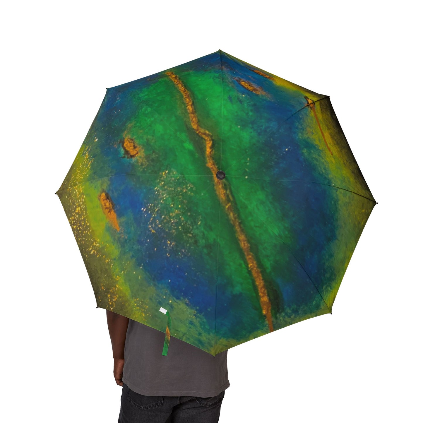 Vibrant Art Umbrella - featuring art from ScART - (Scar Art).  Artist: Ginger Swaggerty
