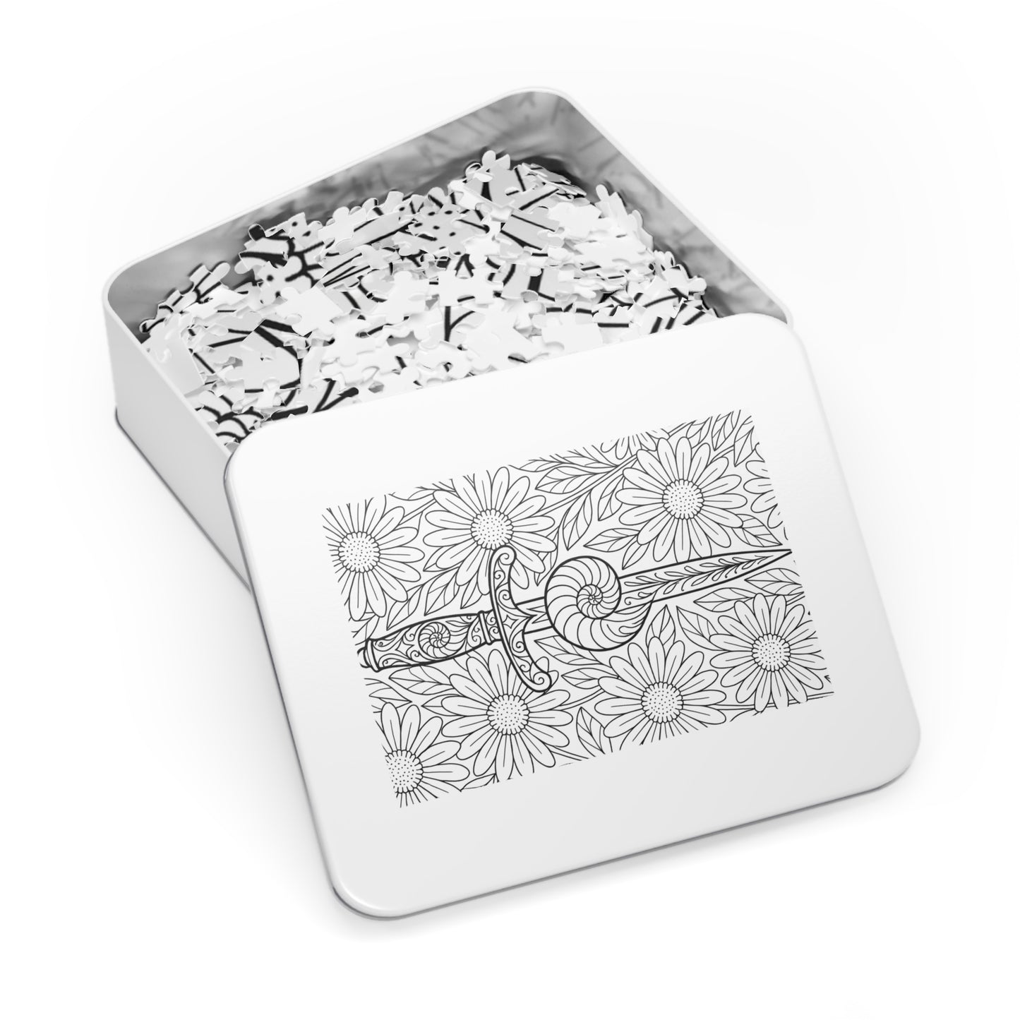 Jigsaw Puzzle: Dagger and Nautilus Shell