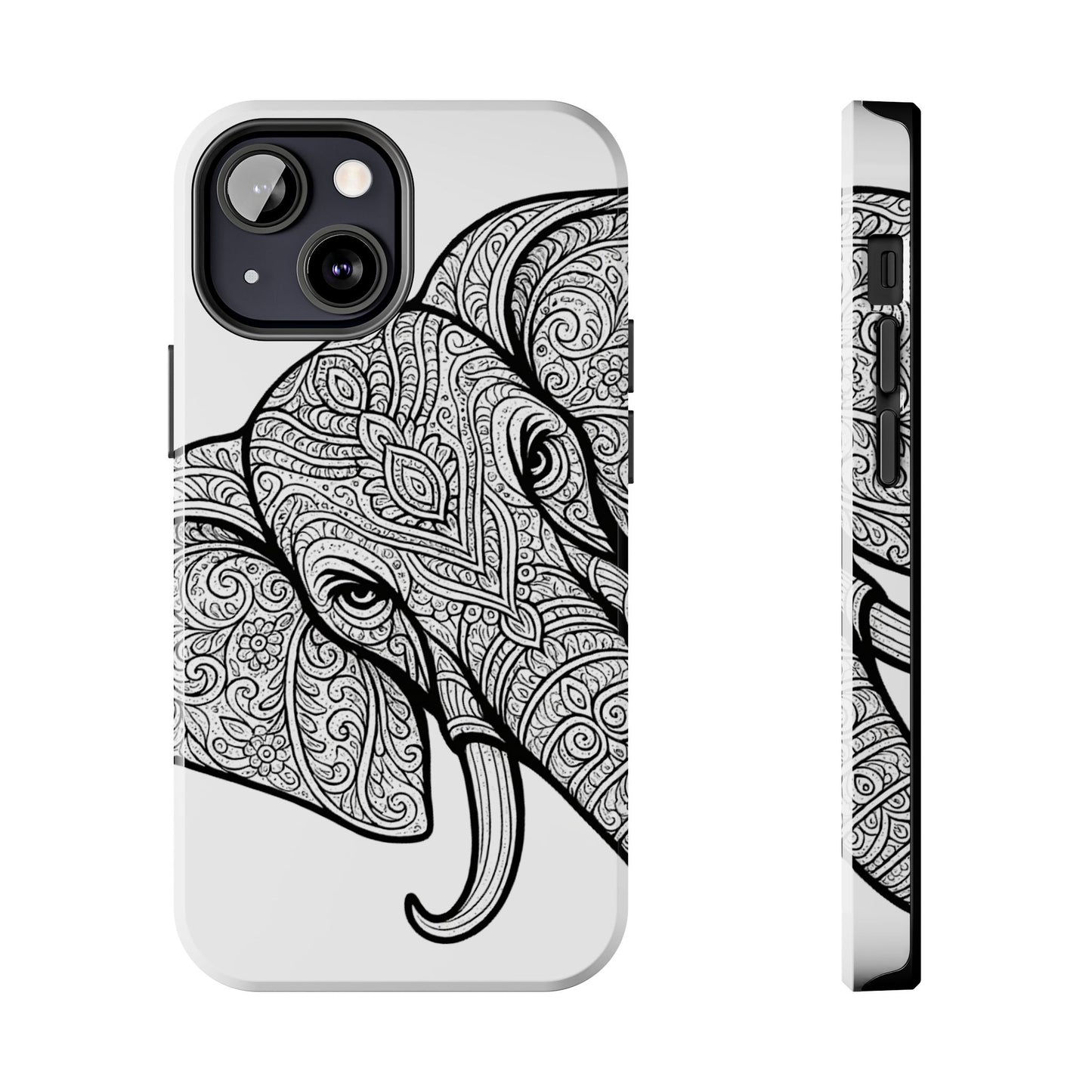 Elephant Design Tough Phone Cases | Tough Protective Cases for Animal Lovers, Gifts for Birthdays, Eco-Friendly, Artistic Phone Accessories