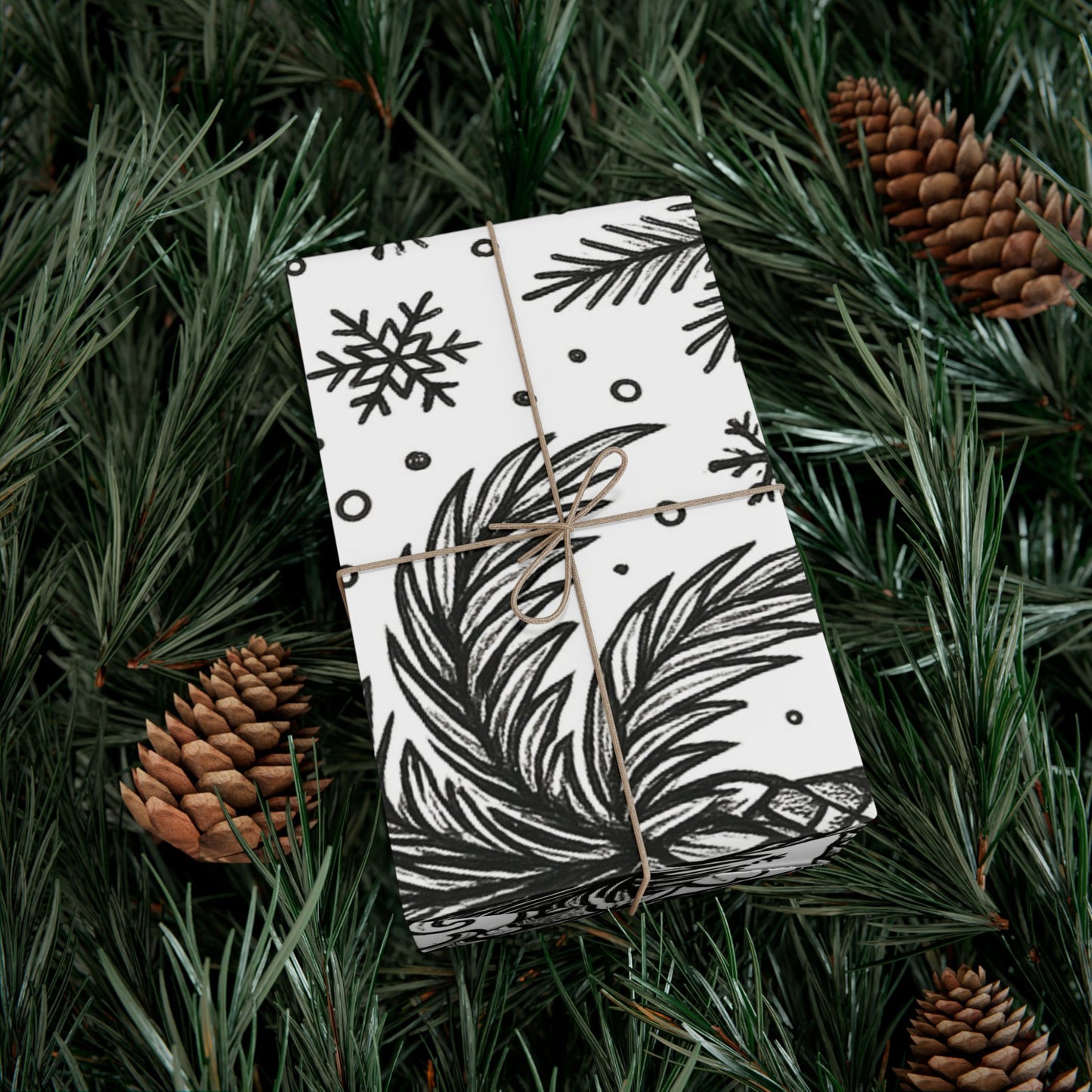 Color Me Collection - Sorority Gift Wrap Palm Tree and Lady Bug