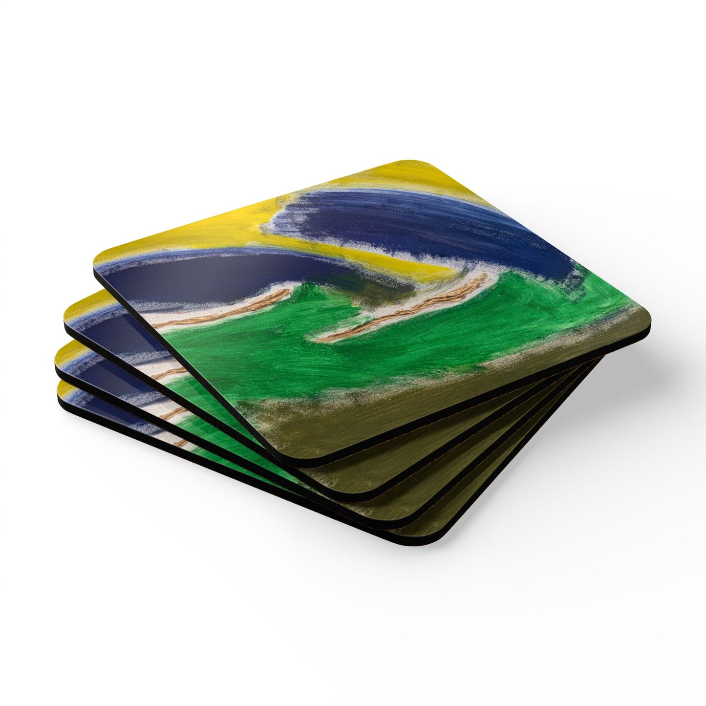 ScART (Scar Art) Coasters by artist Christie Arsenault