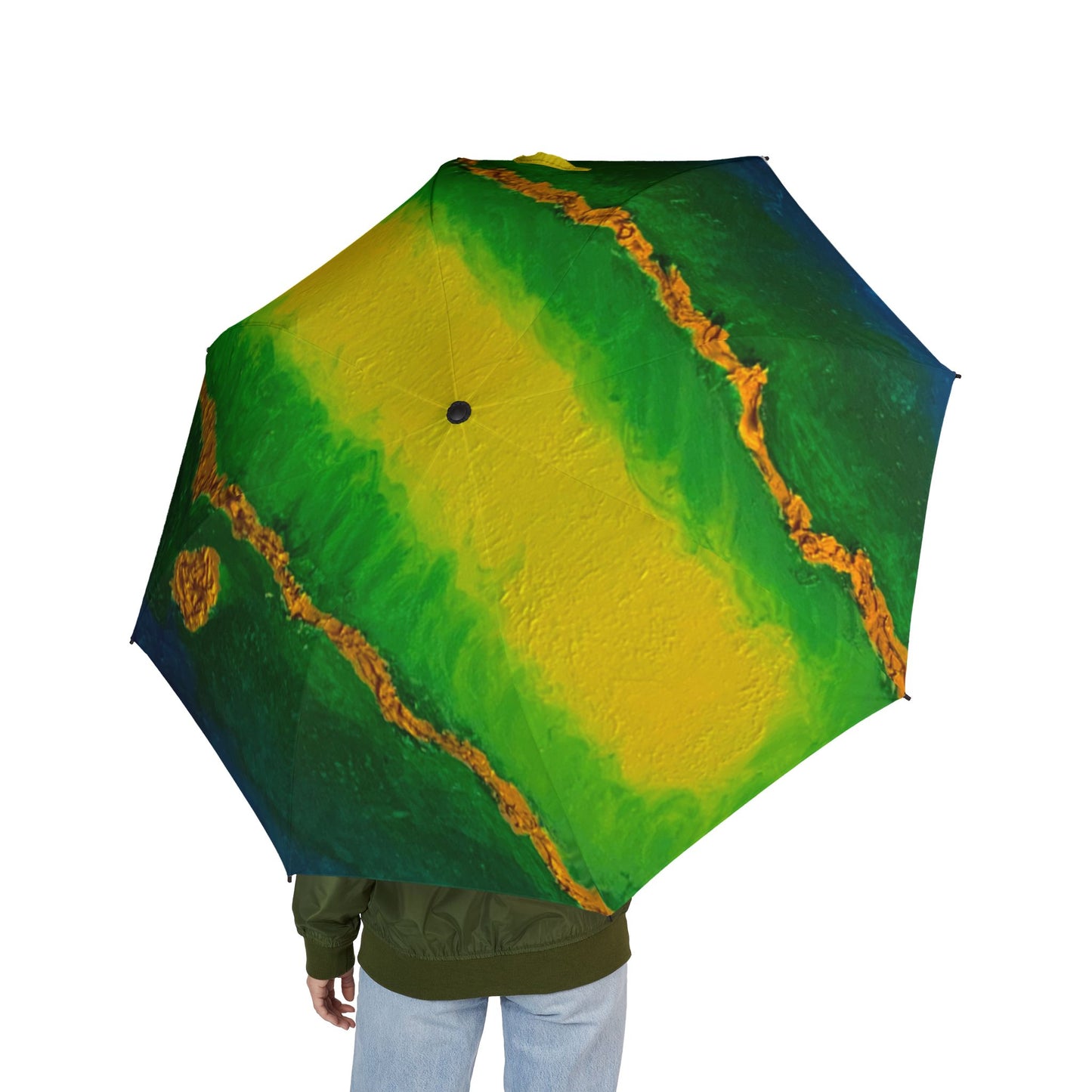 Vibrant Art Umbrella - featuring art from ScART - (Scar Art).  Artist: Trish Maner