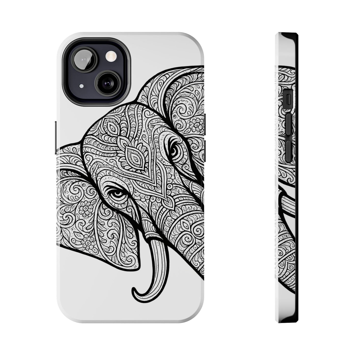Elephant Design Tough Phone Cases | Tough Protective Cases for Animal Lovers, Gifts for Birthdays, Eco-Friendly, Artistic Phone Accessories