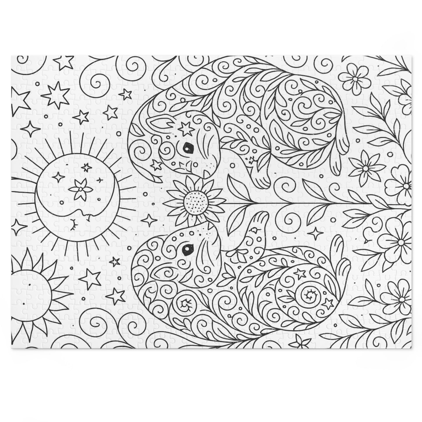 Jigsaw Puzzle: Two squirrels