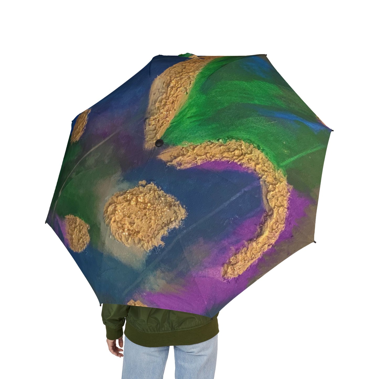 Vibrant Art Umbrella - featuring art from ScART - (Scar Art).  Artist: Courtney Trombka