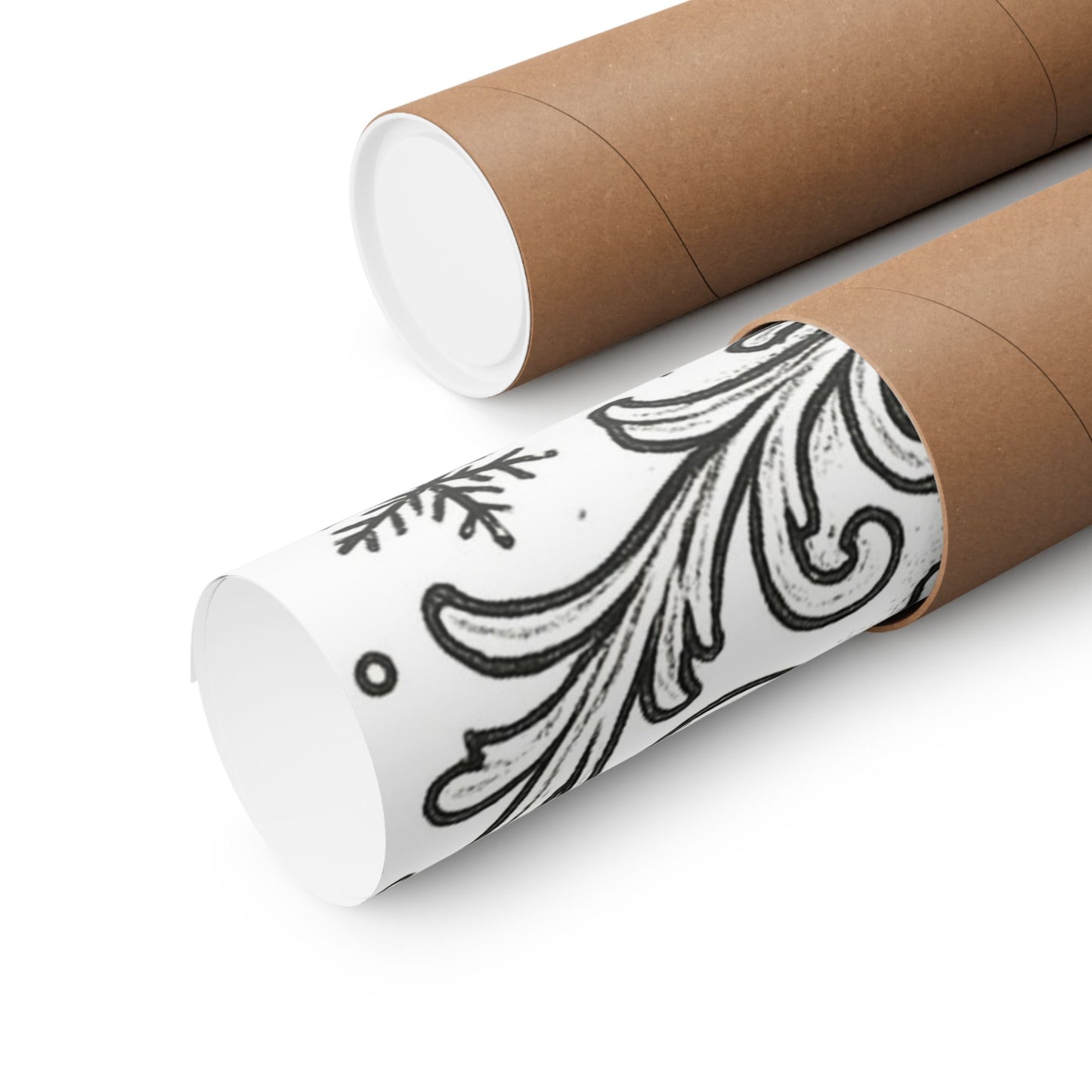 Colorable Palm Tree and Lady Bug Poster