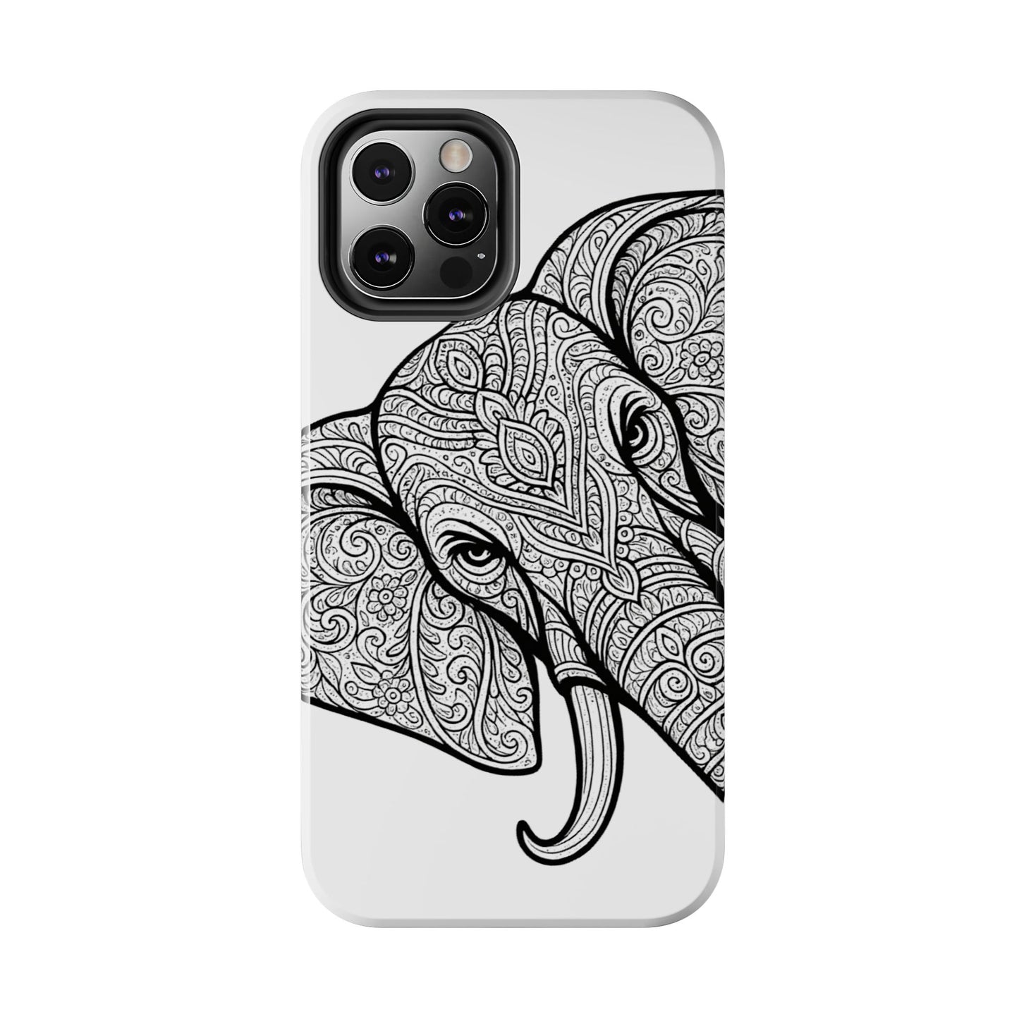 Elephant Design Tough Phone Cases | Tough Protective Cases for Animal Lovers, Gifts for Birthdays, Eco-Friendly, Artistic Phone Accessories