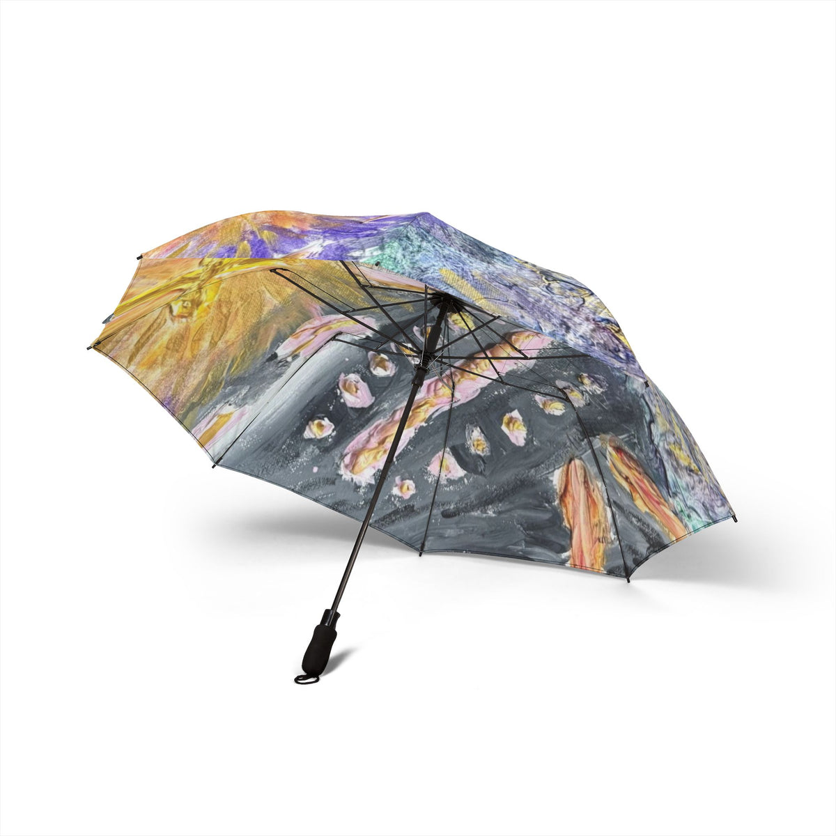 Vibrant Art Umbrella - featuring art from ScART - (Scar Art).  Artist:  Dawn Freret