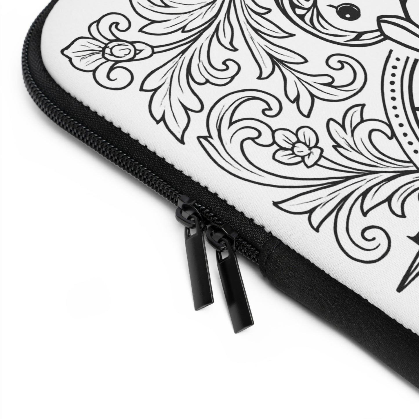 Theta Phi Alpha Penguin Laptop Sleeve — Black & White Decorative Protective Case