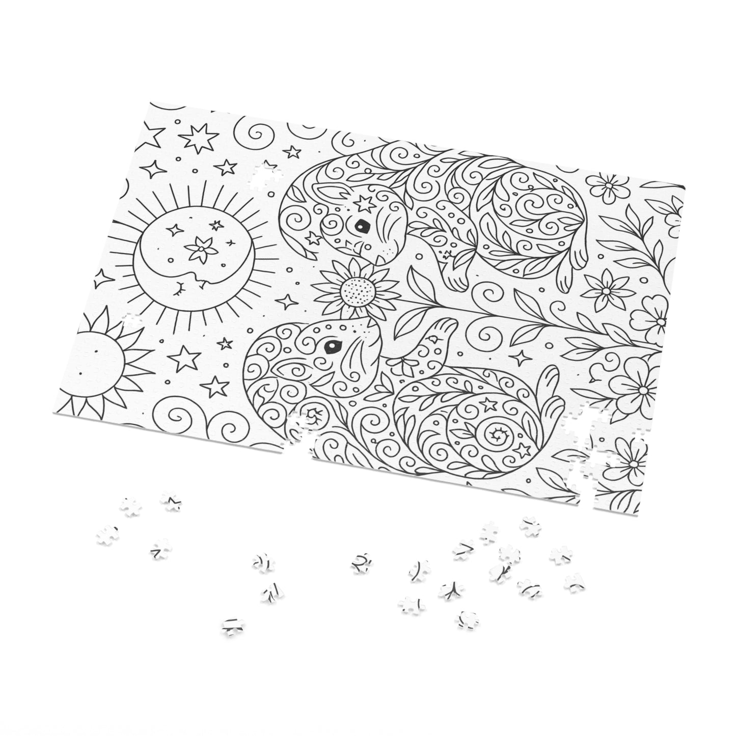 Jigsaw Puzzle: Two squirrels