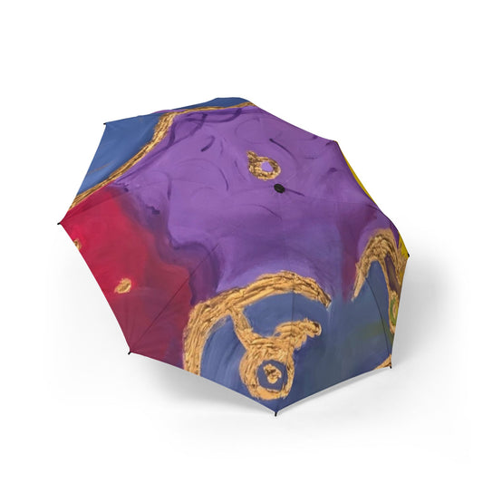 Vibrant Art Umbrella - featuring art from ScART - (Scar Art).  Artist: Rachel Giammolva