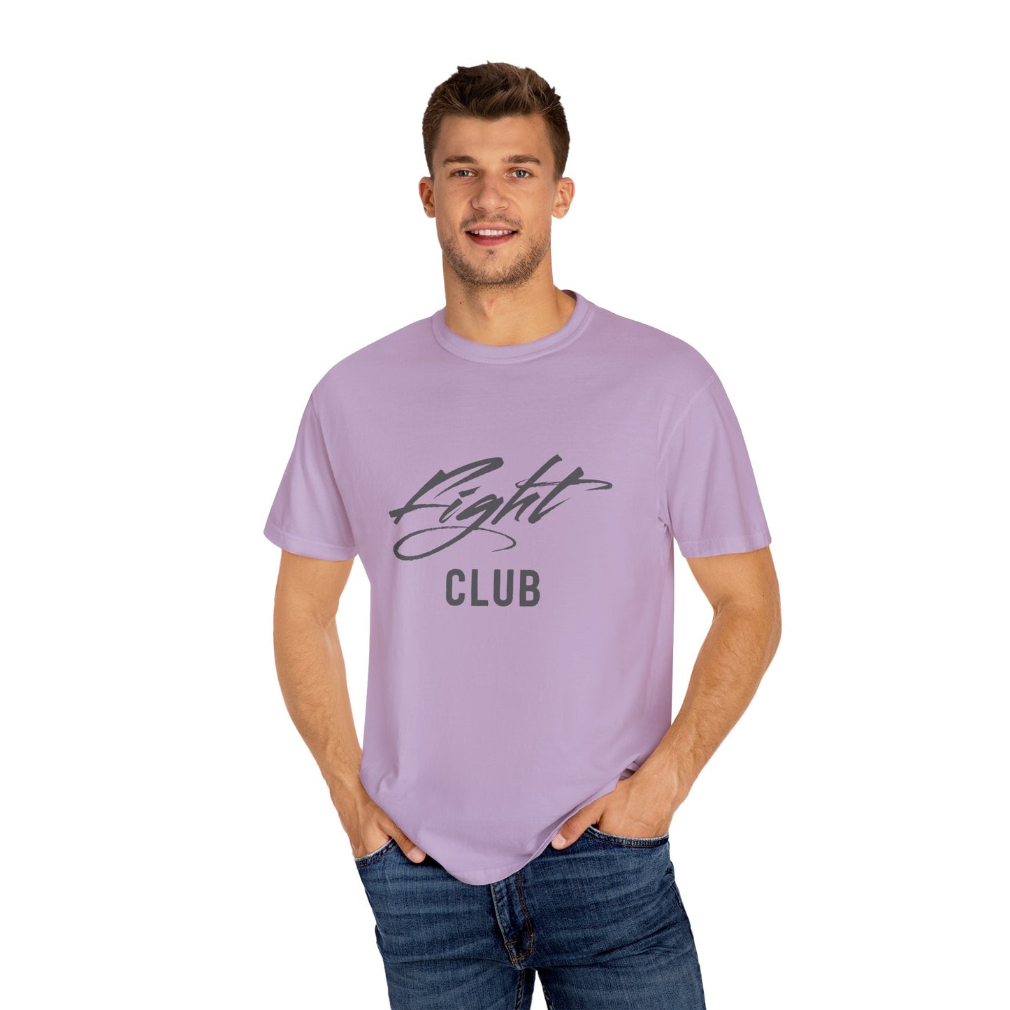 Fight Club Unisex Garment-Dyed T-shirt, Casual Wear, Gift for Movie Lovers, Trendy Outfit, Birthday Present, Comfortable Tee