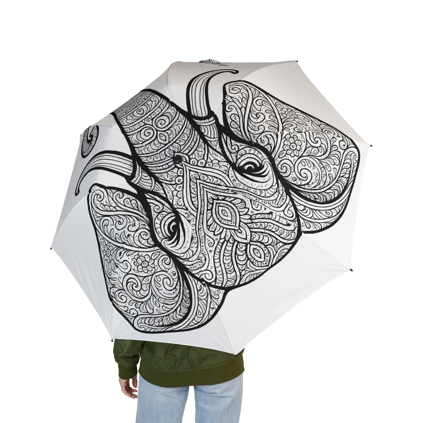 Elegant Bama-inspired Design Umbrella, Stylish Travel Umbrella, Unique Gift for Her, Rainy Day Accessory, Foldable Sunshade