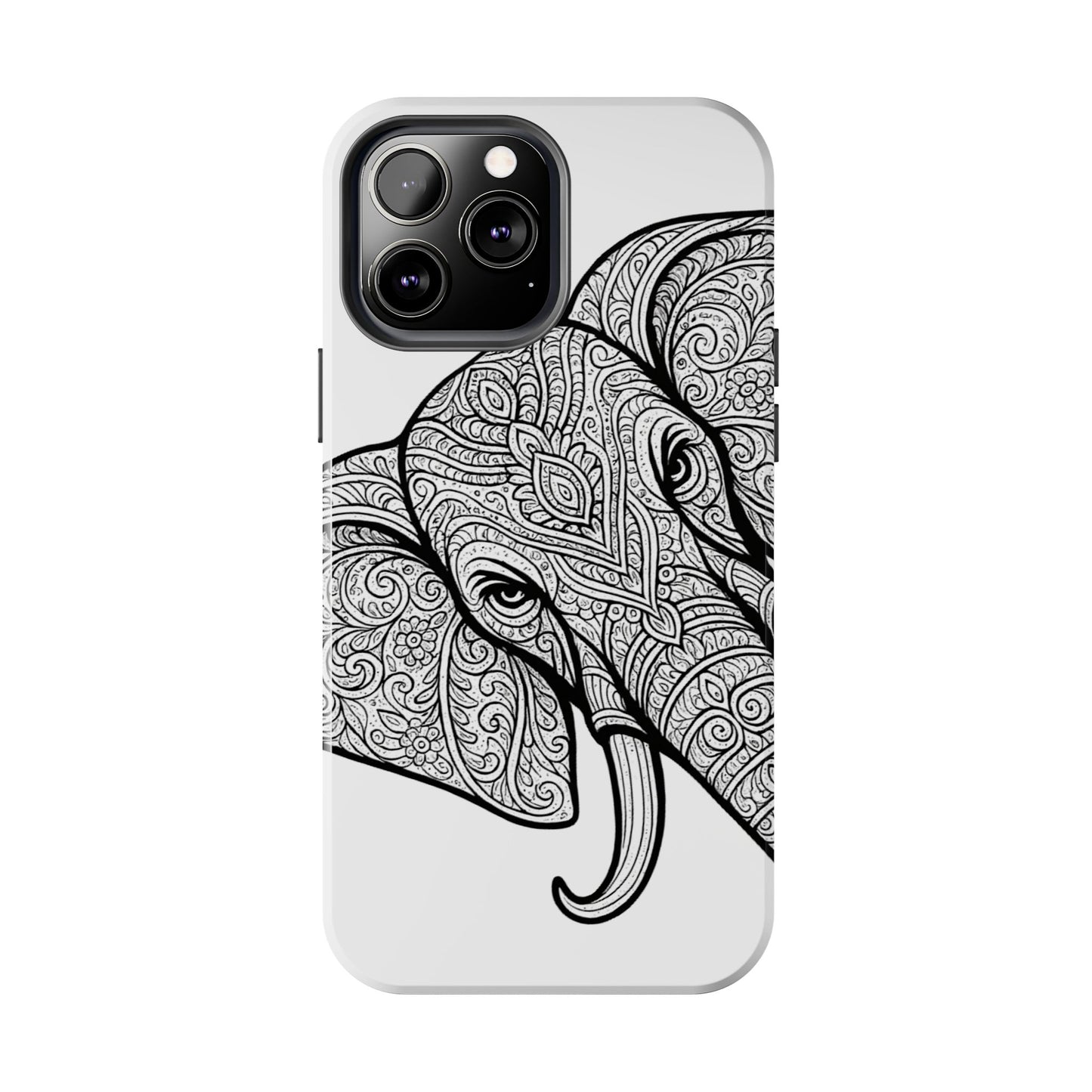 Elephant Design Tough Phone Cases | Tough Protective Cases for Animal Lovers, Gifts for Birthdays, Eco-Friendly, Artistic Phone Accessories
