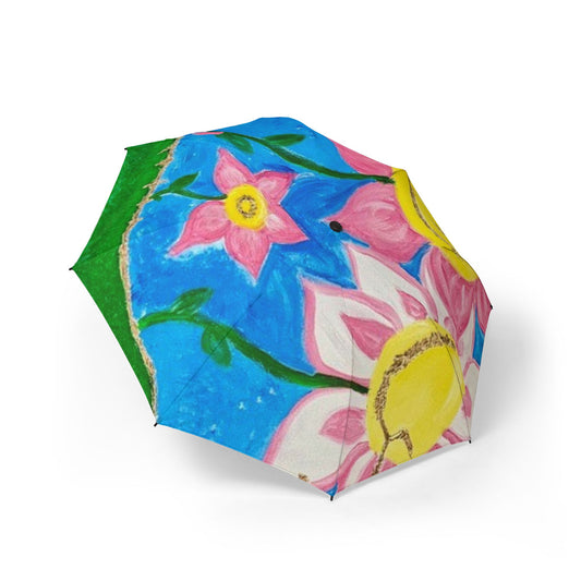 Vibrant Art Umbrella - featuring art from ScART - (Scar Art).  Artist:  Crystal Walcott