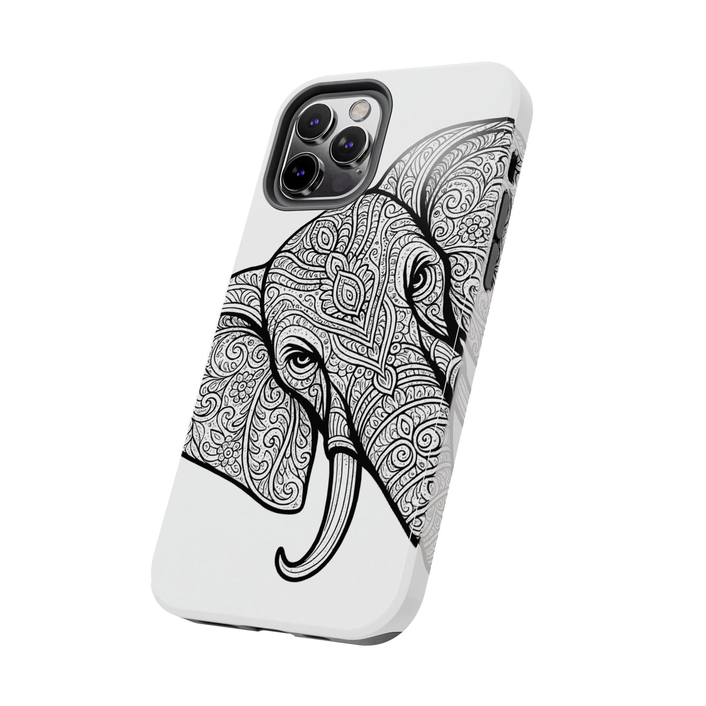 Elephant Design Tough Phone Cases | Tough Protective Cases for Animal Lovers, Gifts for Birthdays, Eco-Friendly, Artistic Phone Accessories