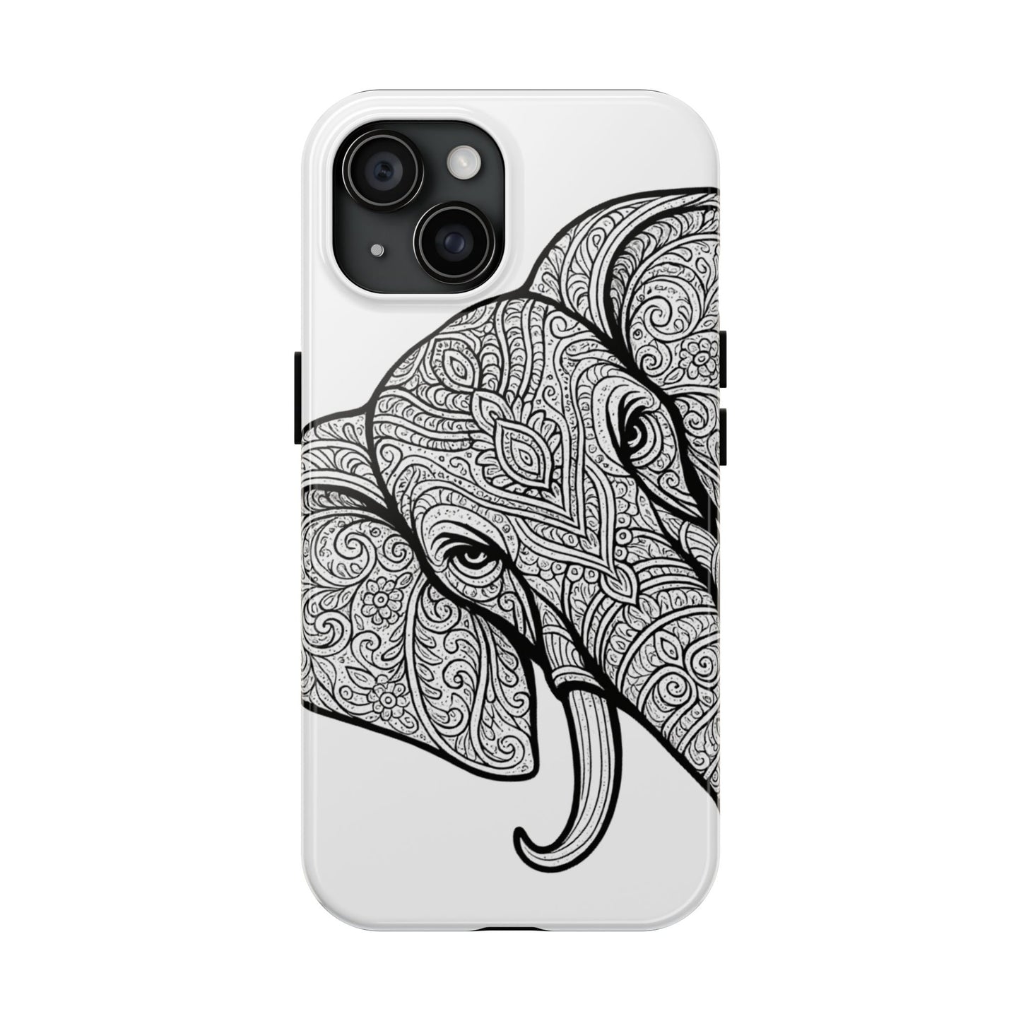 Elephant Design Tough Phone Cases | Tough Protective Cases for Animal Lovers, Gifts for Birthdays, Eco-Friendly, Artistic Phone Accessories