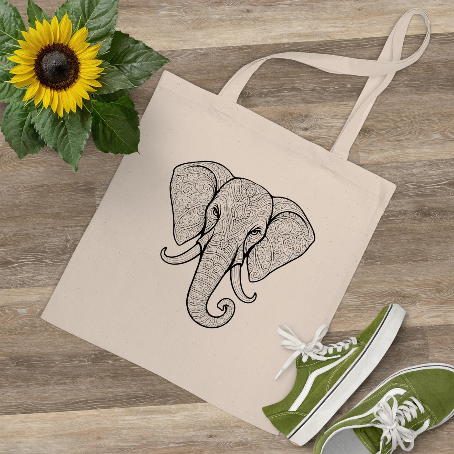 Bama Tote Bag, Eco-Friendly Shopping Bag, Wild Animal Lover Gift, Festival Carry-All, Beach Bag, Hiking Accessory, Nature Enthusiast