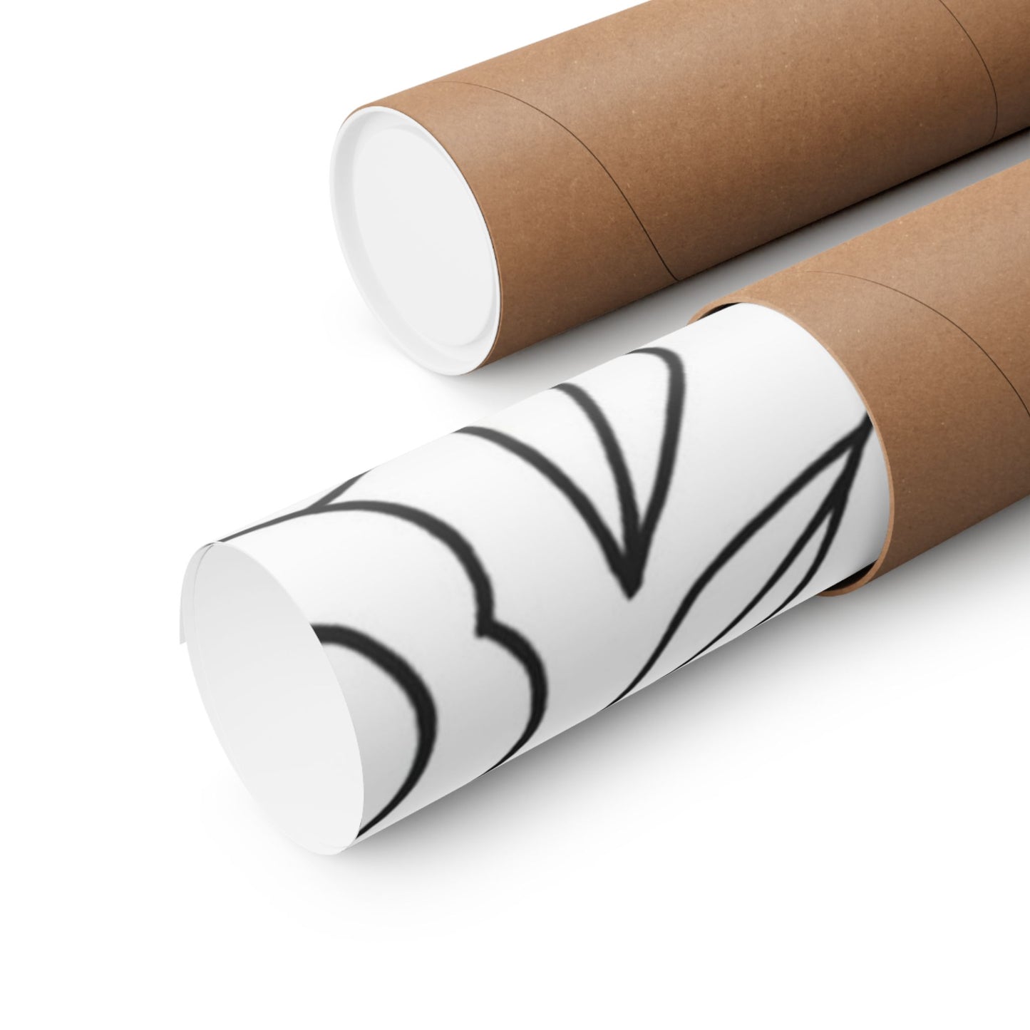 Colorable Giraffe Poster