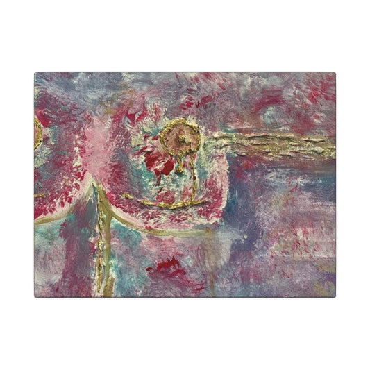 ScART (Scar Art) Canvas Print - painted by Rachel Giammolva titled "Pink is Beautiful"