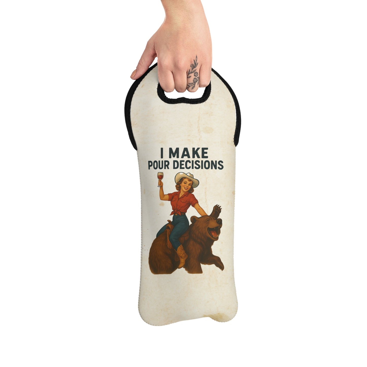 Whimsical Wine Tote Bag, Fun Gift for Wine Lovers, Picnic Essential, Party Accessory, Unique Hostess Gift