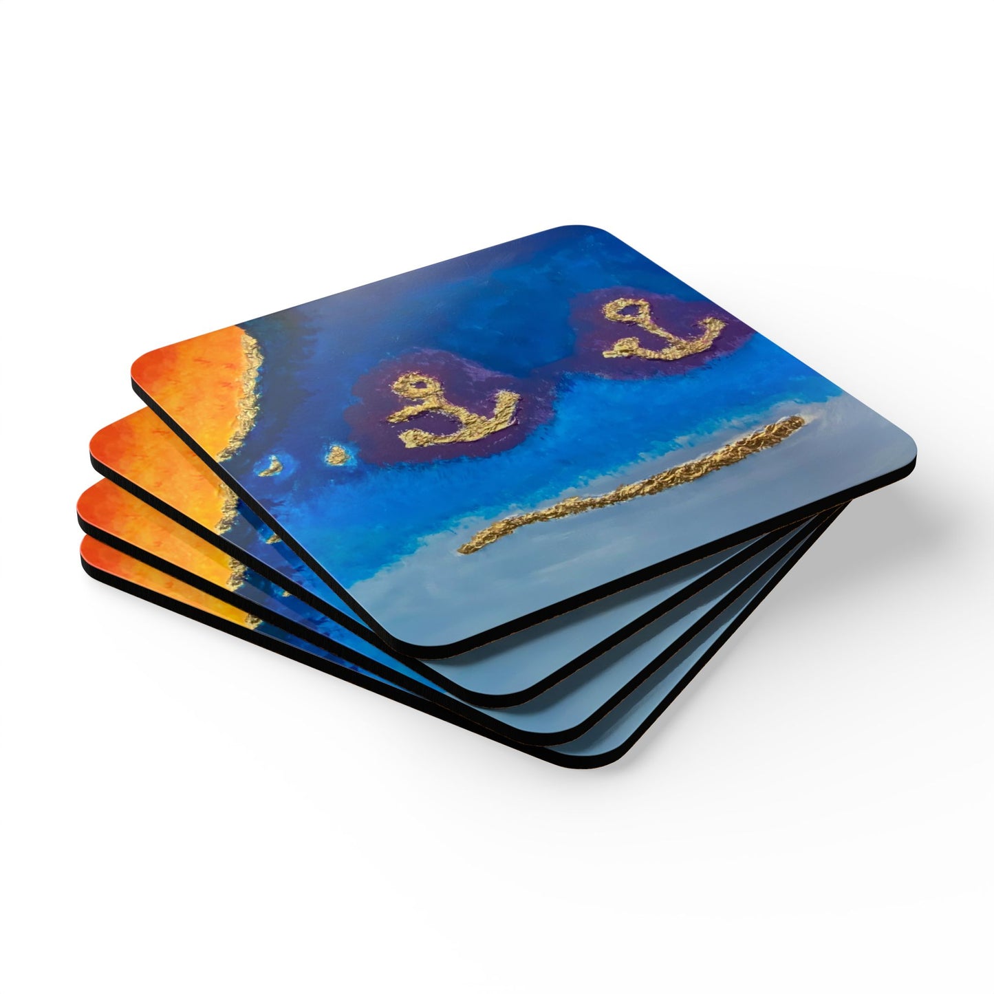 ScART (Scar Art) Coasters by artist Adelia Ramos