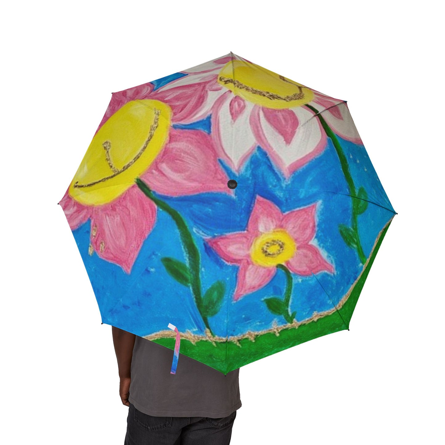 Vibrant Art Umbrella - featuring art from ScART - (Scar Art).  Artist:  Crystal Walcott
