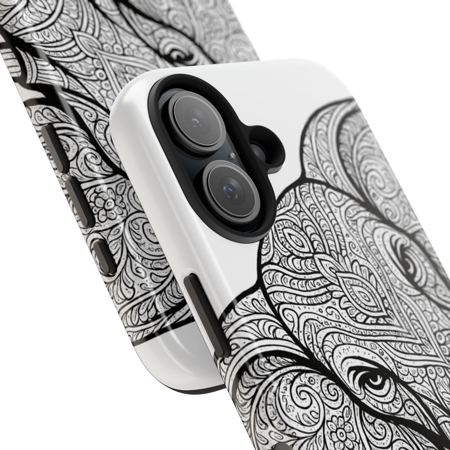 Elephant Design Tough Phone Cases | Tough Protective Cases for Animal Lovers, Gifts for Birthdays, Eco-Friendly, Artistic Phone Accessories