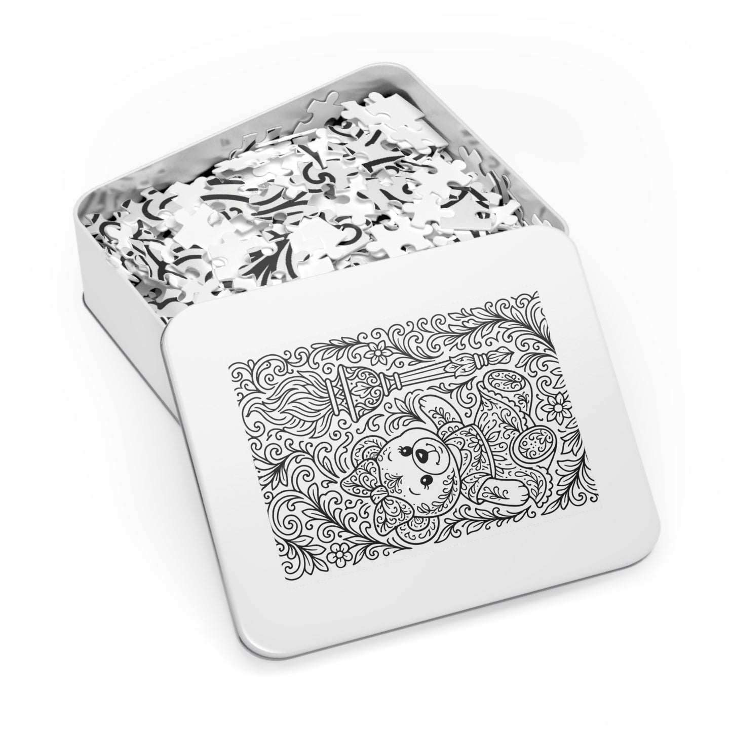 Jigsaw Puzzle: Bear and Torch