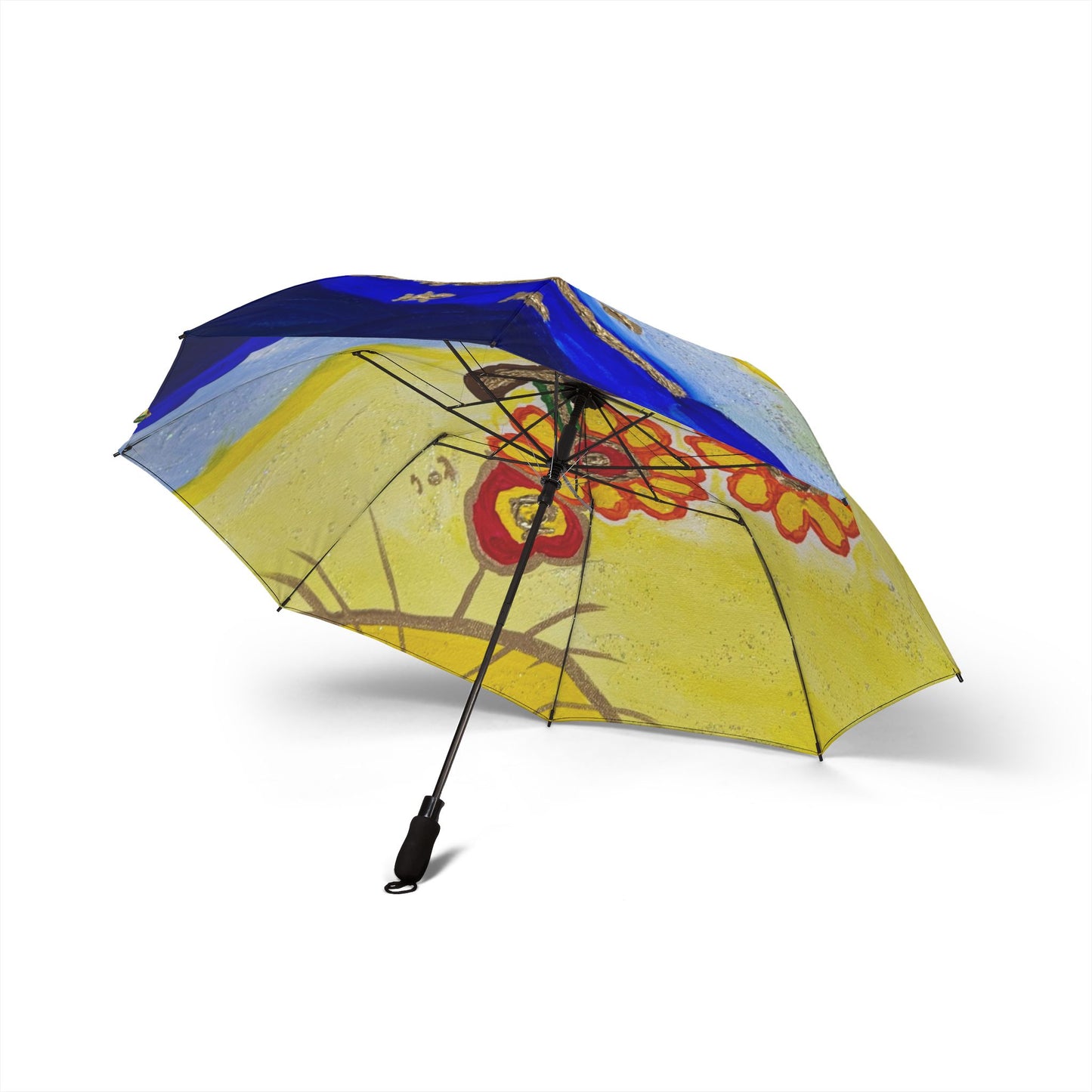 Vibrant Art Umbrella - featuring art from ScART - (Scar Art).  Artist: Kimberly Meyers-Turner