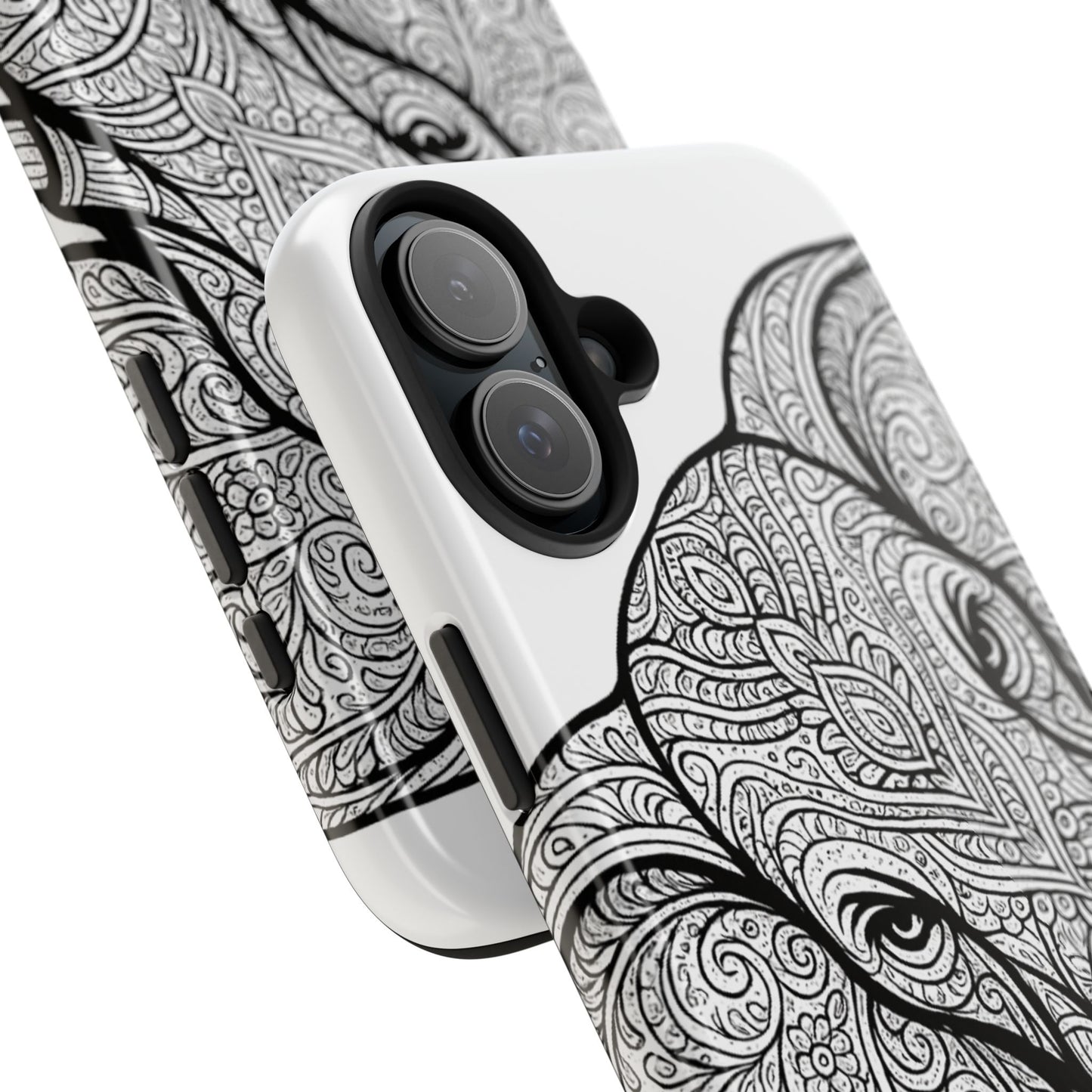 Elephant Design Tough Phone Cases | Tough Protective Cases for Animal Lovers, Gifts for Birthdays, Eco-Friendly, Artistic Phone Accessories