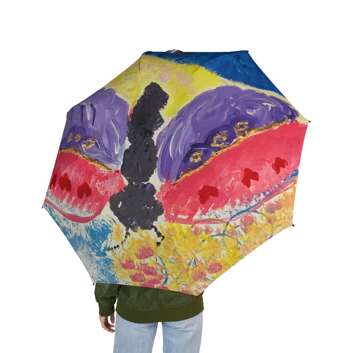 ScART (Scar Art) Umbrella by Artist Kelli Kempt entitled, "The Greatest of These is Love"