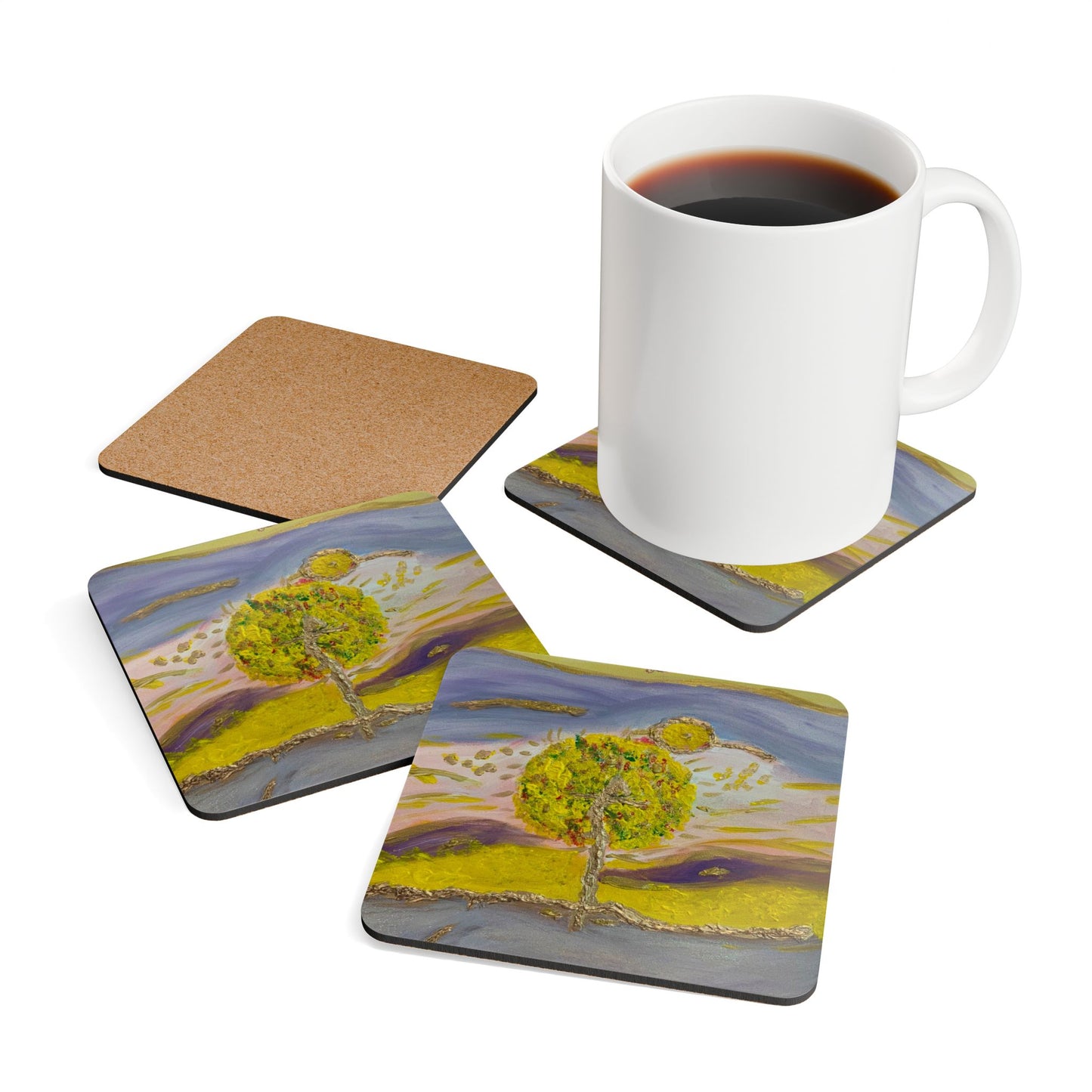 ScART (Scar Art) Coasters by artist Lisa-Jo Mitchell