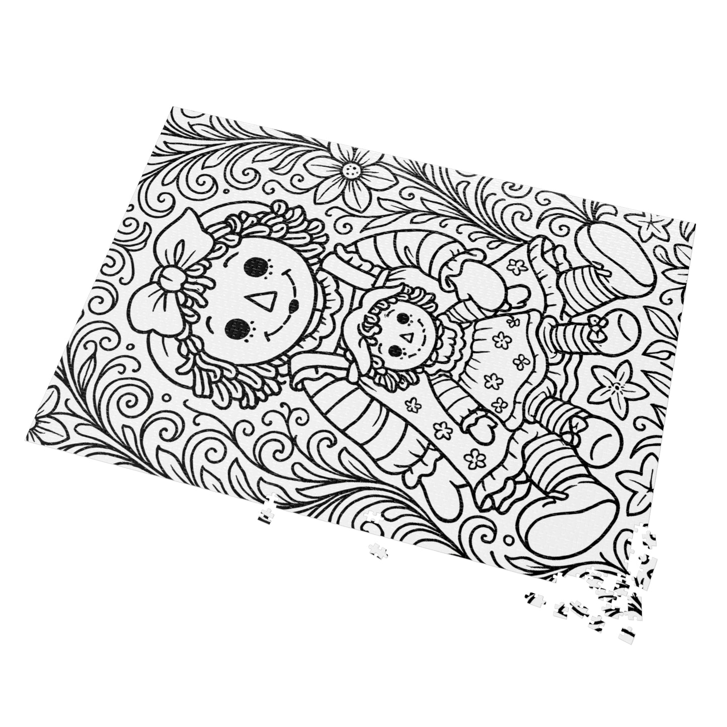 Delta Gamma Raggedy Ann Jigsaw Puzzle with Tin – Color Me Collection