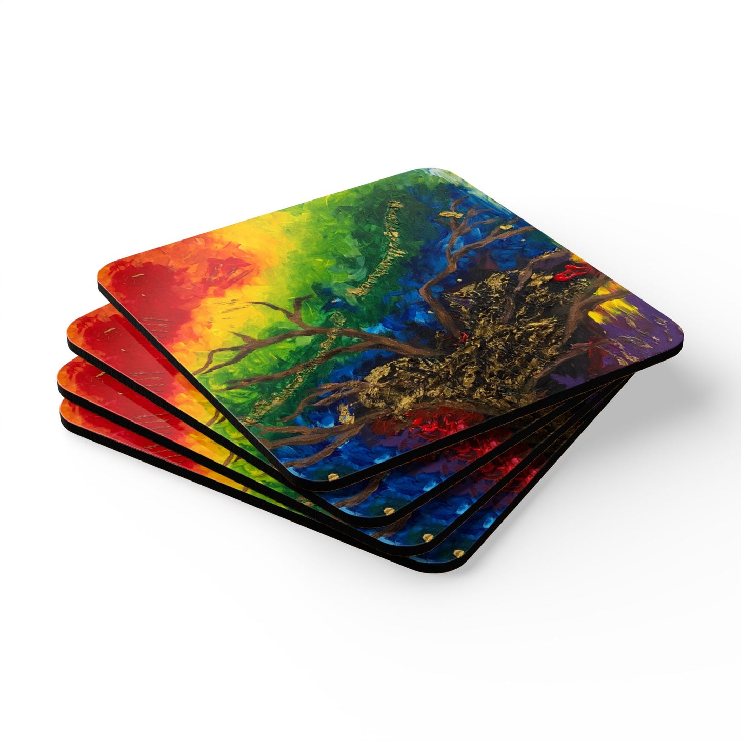 ScART (Scar Art) Coasters by artist Ali Wetherbee