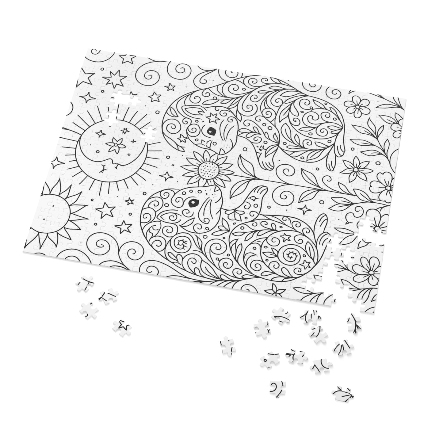 Jigsaw Puzzle: Two squirrels