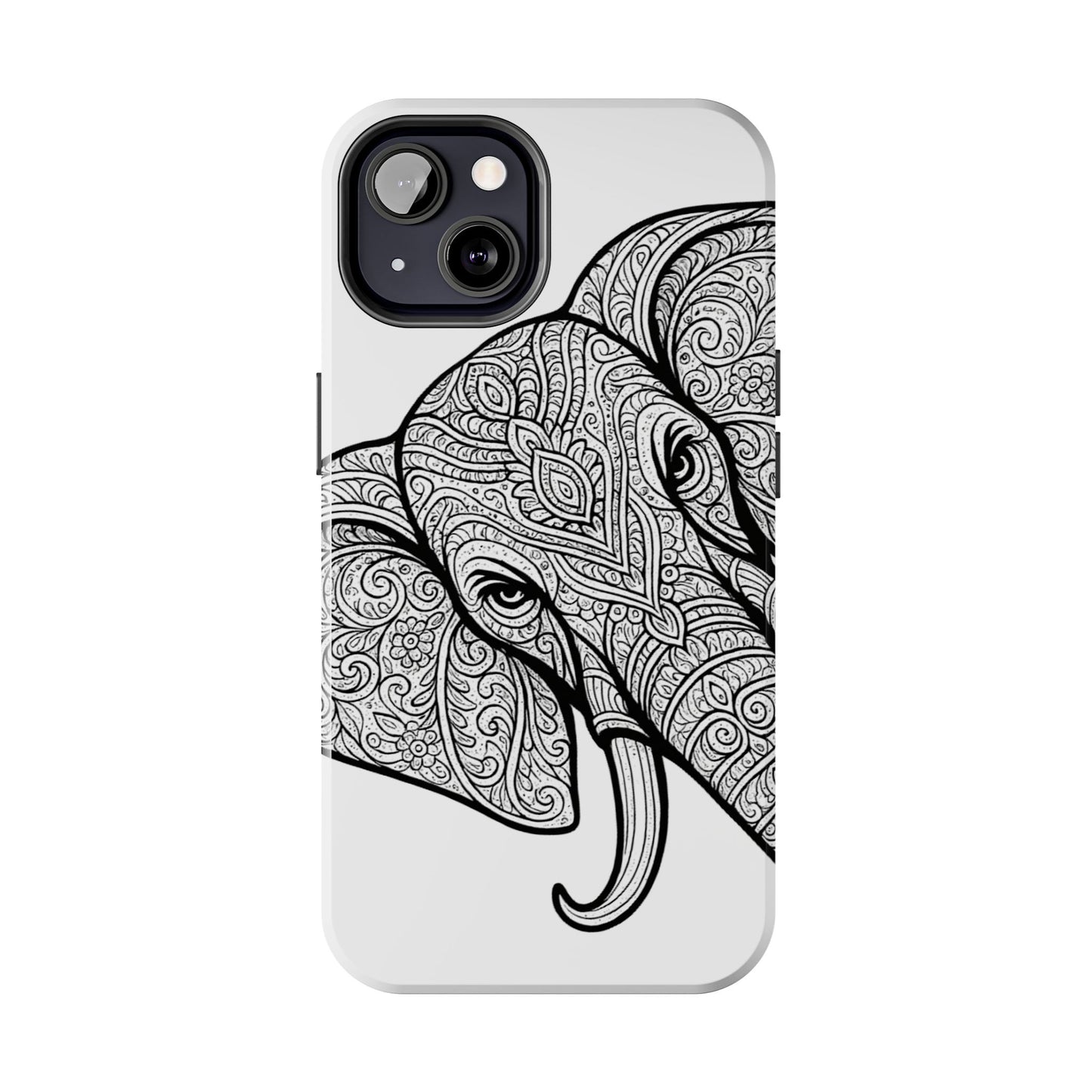 Elephant Design Tough Phone Cases | Tough Protective Cases for Animal Lovers, Gifts for Birthdays, Eco-Friendly, Artistic Phone Accessories