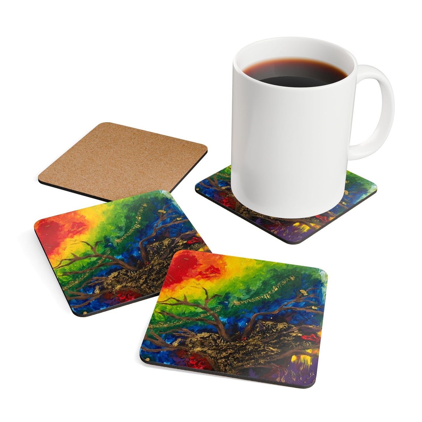 ScART (Scar Art) Coasters by artist Ali Wetherbee