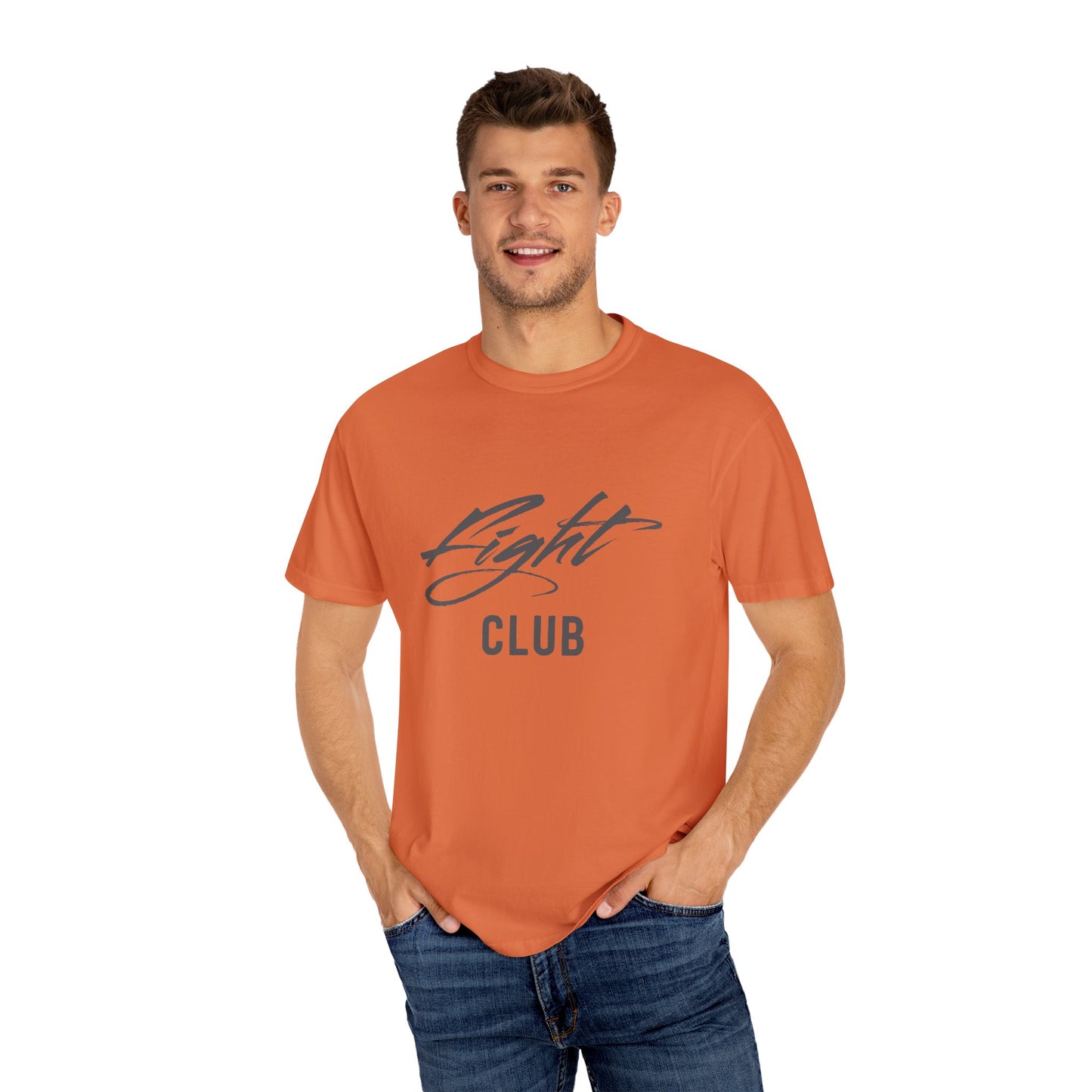 Fight Club Unisex Garment-Dyed T-shirt, Casual Wear, Gift for Movie Lovers, Trendy Outfit, Birthday Present, Comfortable Tee