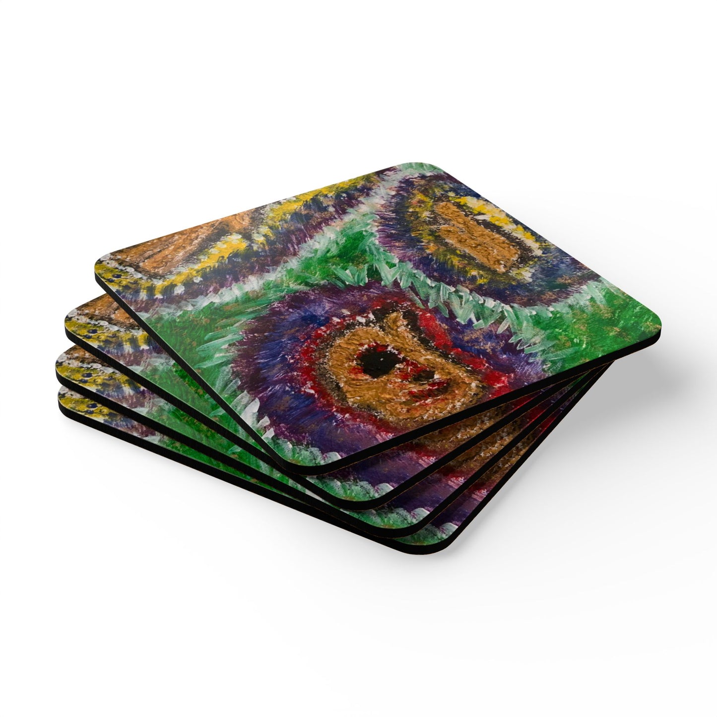 ScART (Scar Art) Coasters by artist Debra LaMountain