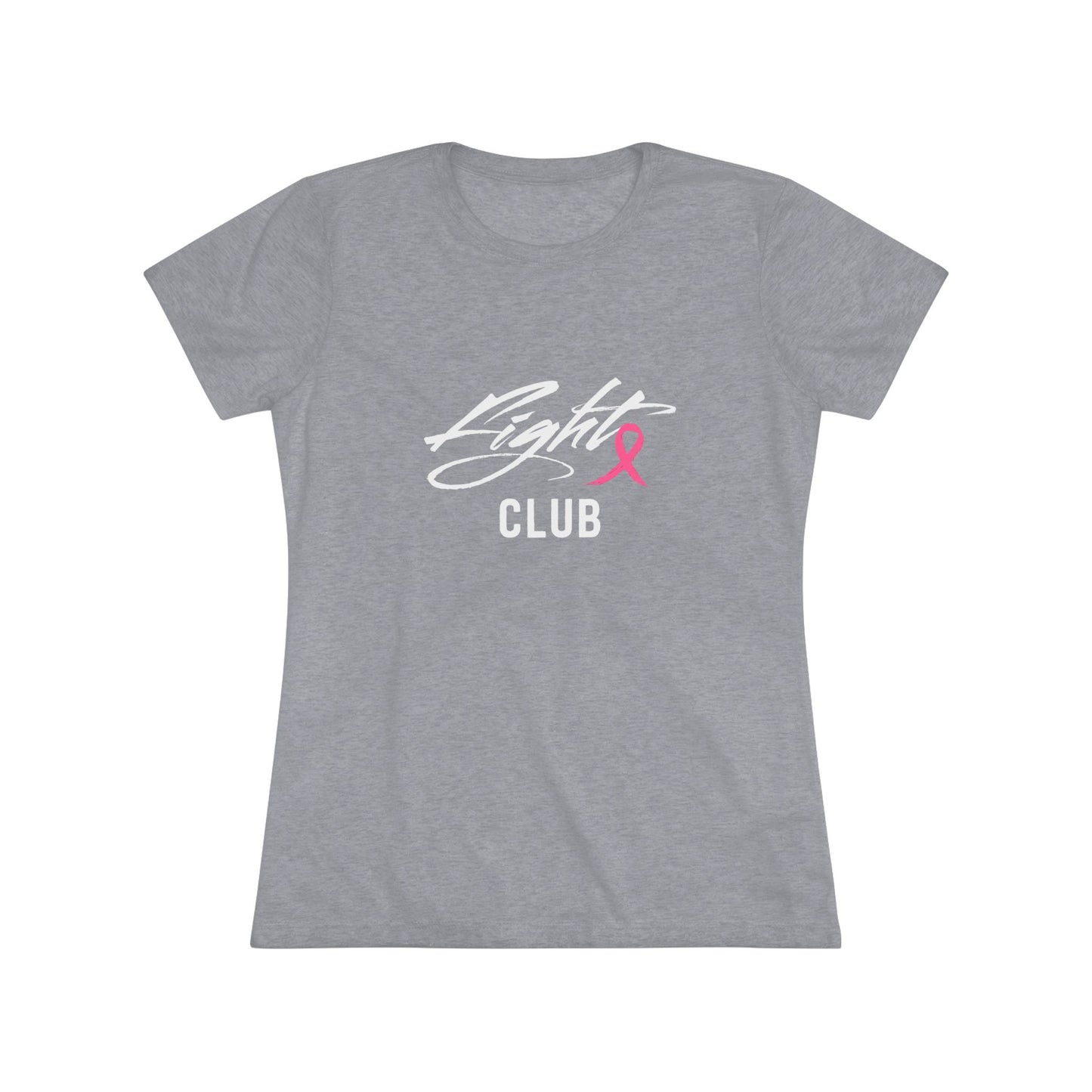 Lightweight Women's Tee with Hot Pink Awareness Ribbon, Triple Negative Breast Cancer Awareness Shirt, Gift for Her, Support Tee, Casual Wear