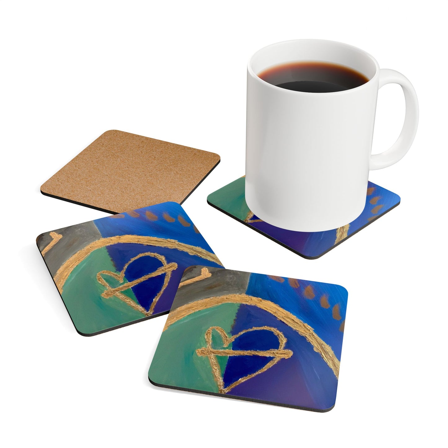 ScART (Scar Art) Coasters by artist Lianna Lombardo