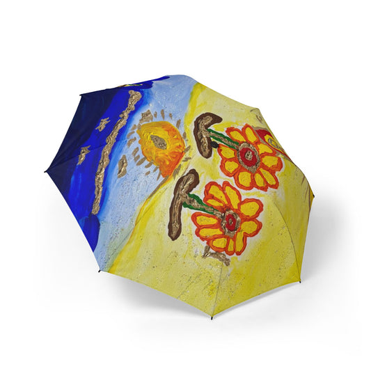 Vibrant Art Umbrella - featuring art from ScART - (Scar Art).  Artist: Kimberly Meyers-Turner