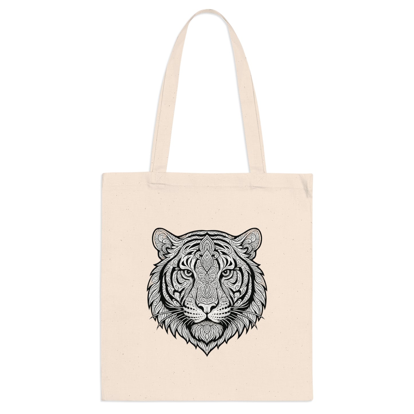 Tiger Tote Bag, Eco-Friendly Shopping Bag, Wild Animal Lover Gift, Festival Carry-All, Beach Bag, Hiking Accessory, Nature Enthusiast
