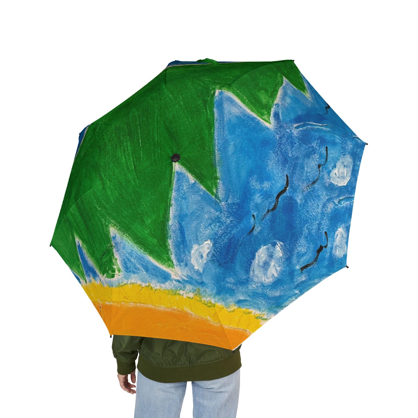 Vibrant Art Umbrella - featuring art from ScART - (Scar Art).  Artist: Catrina Sullivan