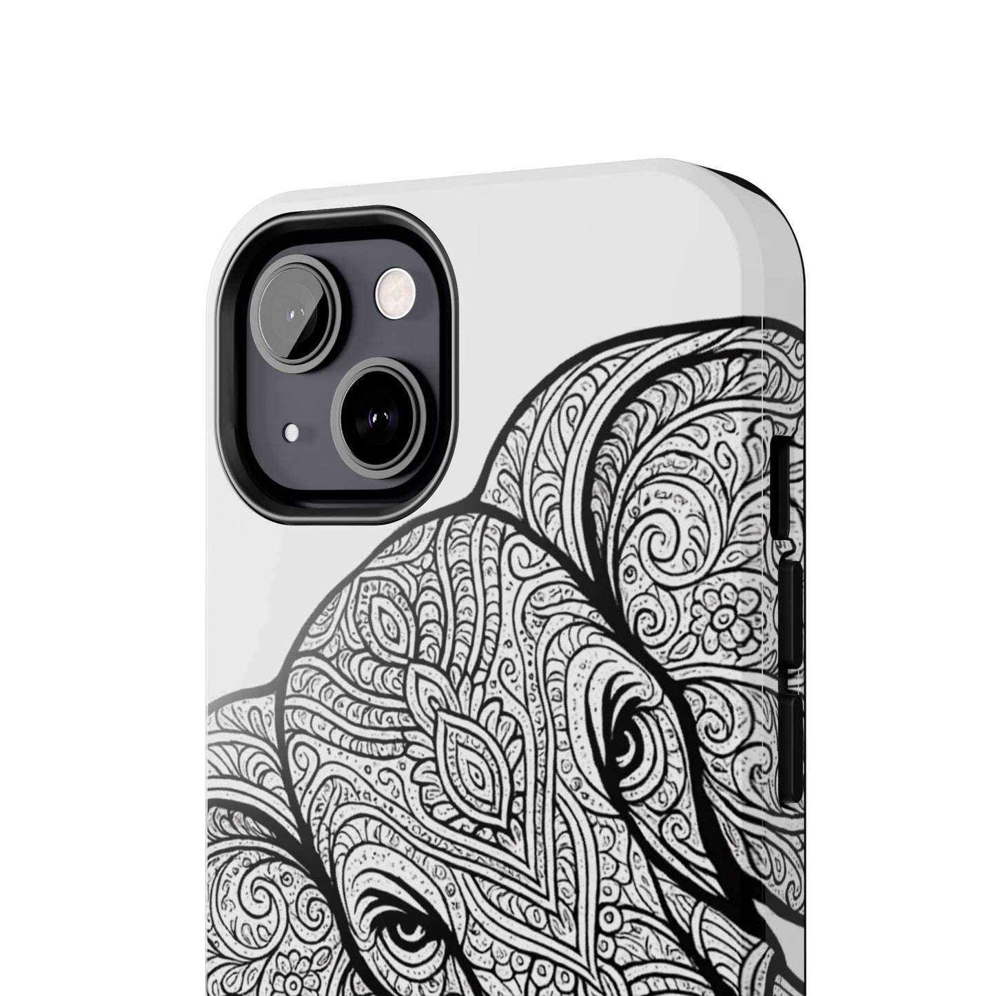 Elephant Design Tough Phone Cases | Tough Protective Cases for Animal Lovers, Gifts for Birthdays, Eco-Friendly, Artistic Phone Accessories