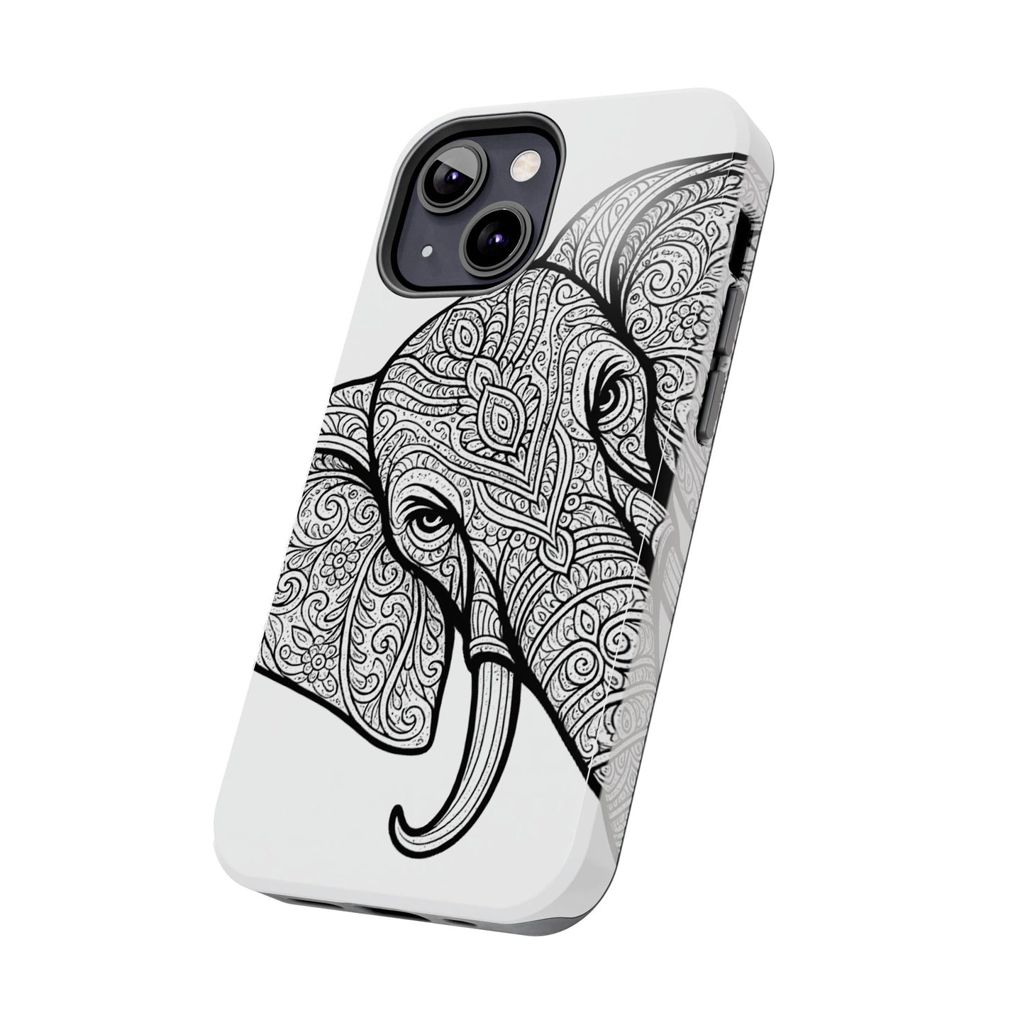 Elephant Design Tough Phone Cases | Tough Protective Cases for Animal Lovers, Gifts for Birthdays, Eco-Friendly, Artistic Phone Accessories